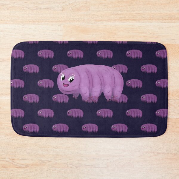 Item preview, Cartoon Waterbear or Tardigrade is walking Through Times. Illustration and pattern. designed and sold by GiorgioN.