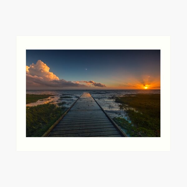 Lytham Jetty Sunset Art Print