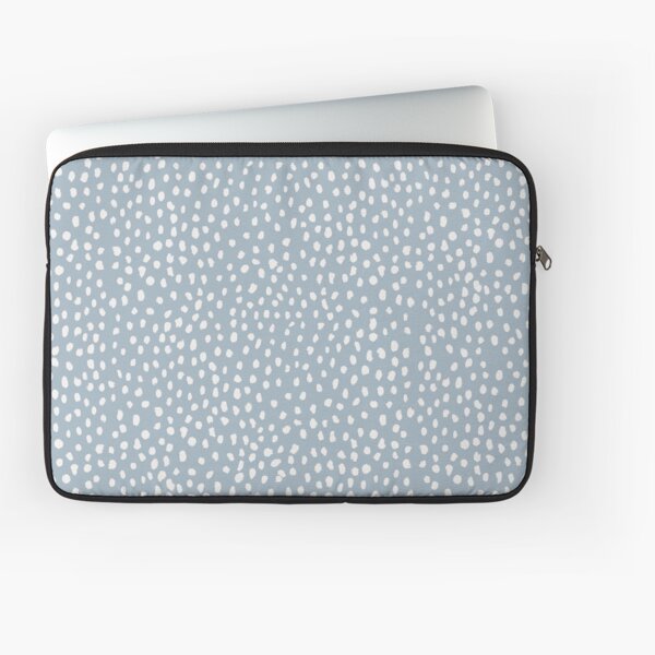 Blue Dalmatian Print Laptop Sleeve