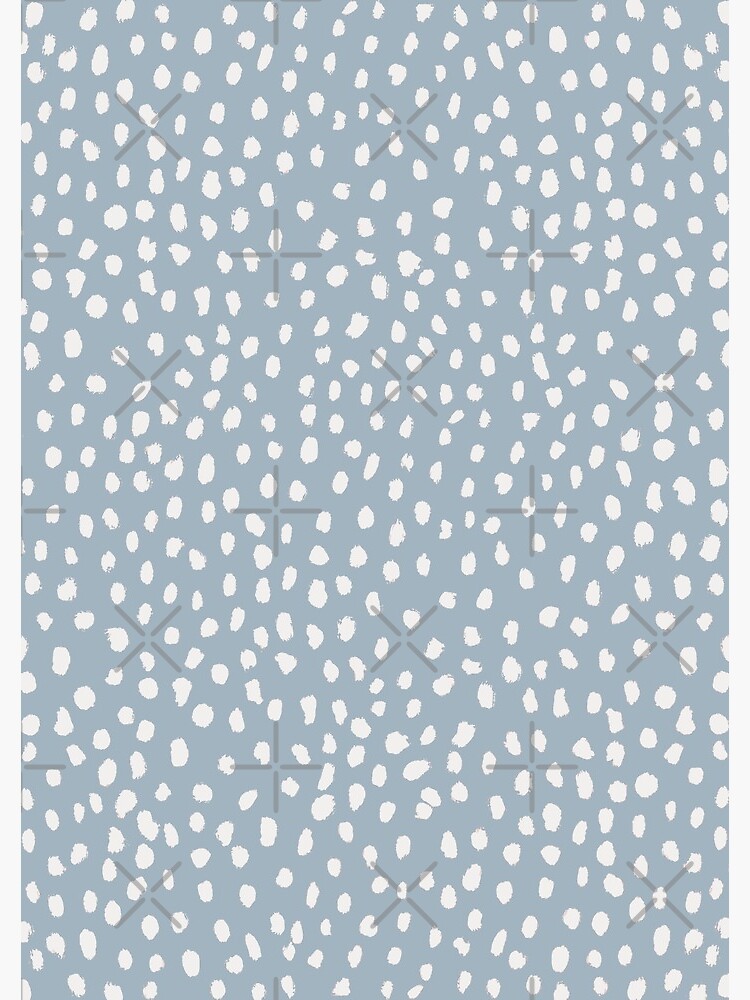 Blue Dalmatian Print by cait-shaw
