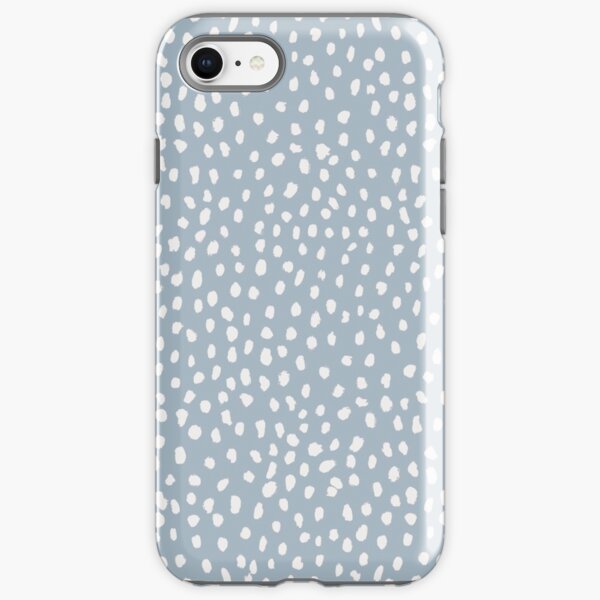 Blue Dalmatian Print iPhone Tough Case