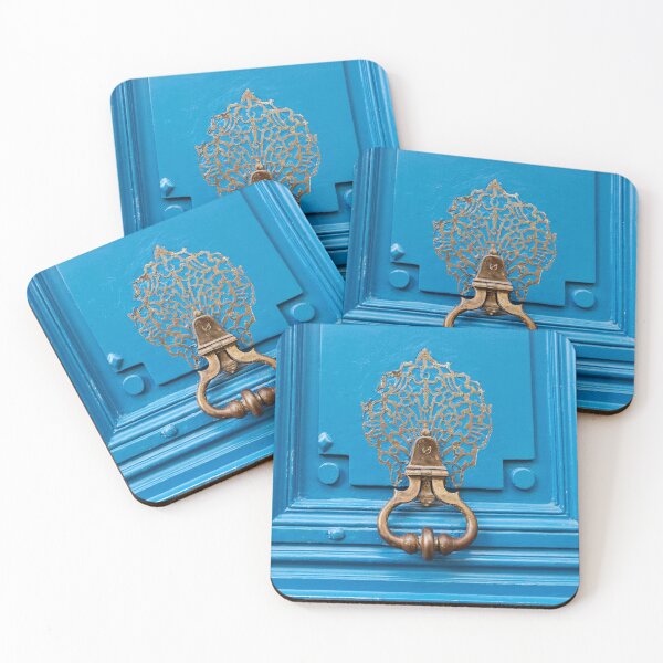 Item preview, Blue Door Knocker - Paris, France designed and sold by MAlexandraPhoto.