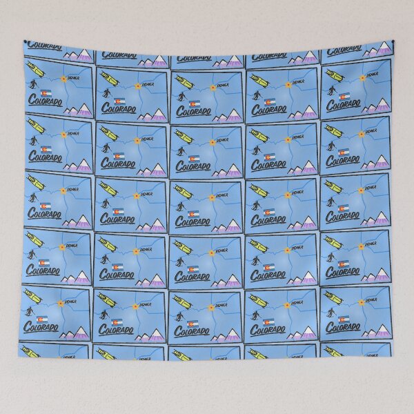 Item preview, Colorado Tourist Map designed and sold by Havocgirl.