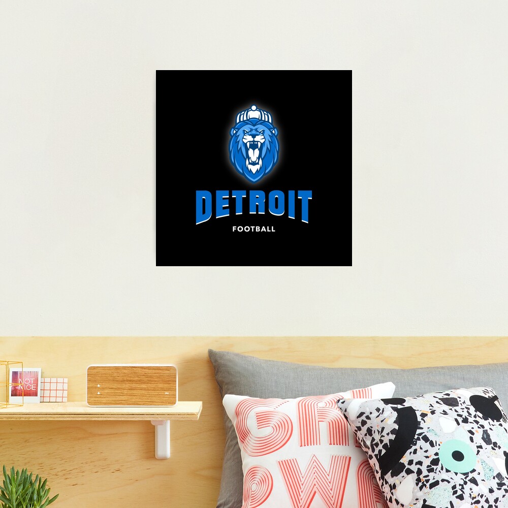 NFL Detroit Lions Bedroom Curtain