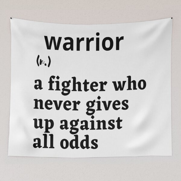 Item preview, Definition of a Warrior (White Background) designed and sold by Obeyesse.