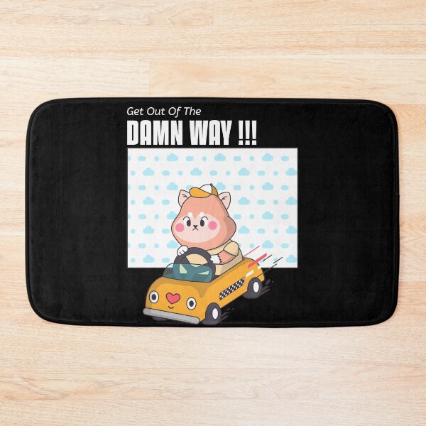 Item preview, Cartoon Cat Driving designed and sold by SoloDesignArt.