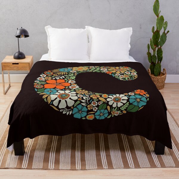 Item preview, Hippie Floral Letter C designed and sold by zeljkica.