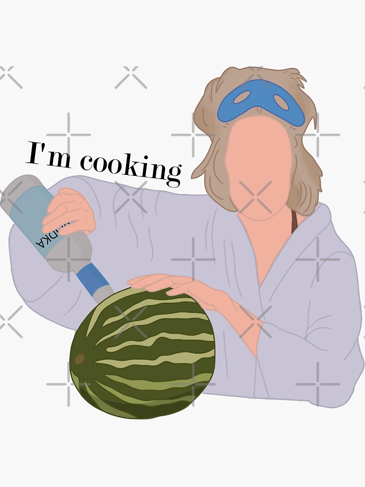 "Grace and Frankie Vodka Watermelon" Sticker for Sale by KJB22 Redbubble