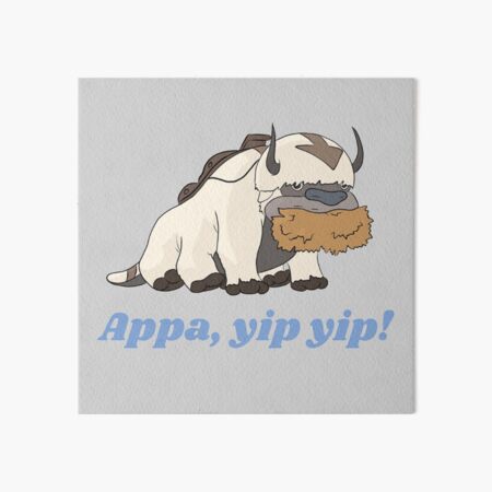 "appa, yip yip! sticker pack" Art Board Print by PigSucculent | Redbubble