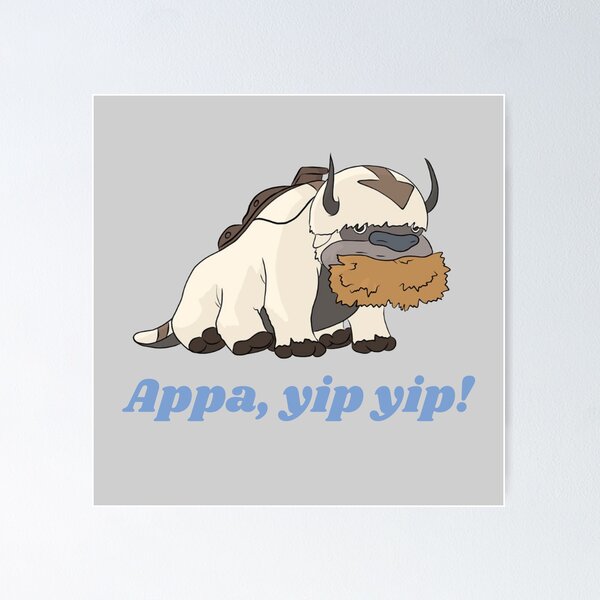 Item preview, appa, yip yip! sticker pack designed and sold by PigSucculent.