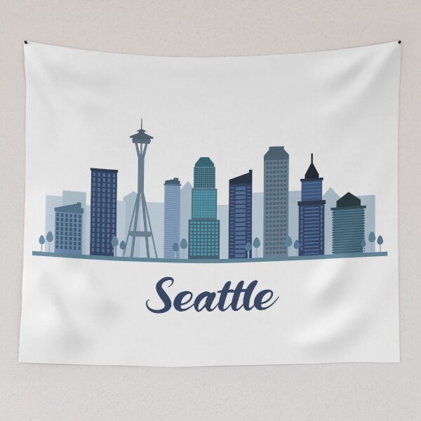 Item preview, Seattle Skyline designed and sold by YuliyaR.