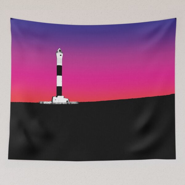 Item preview, Dungeness Lighthouse Number 4 - Pink Sky designed and sold by QuarterMoon.