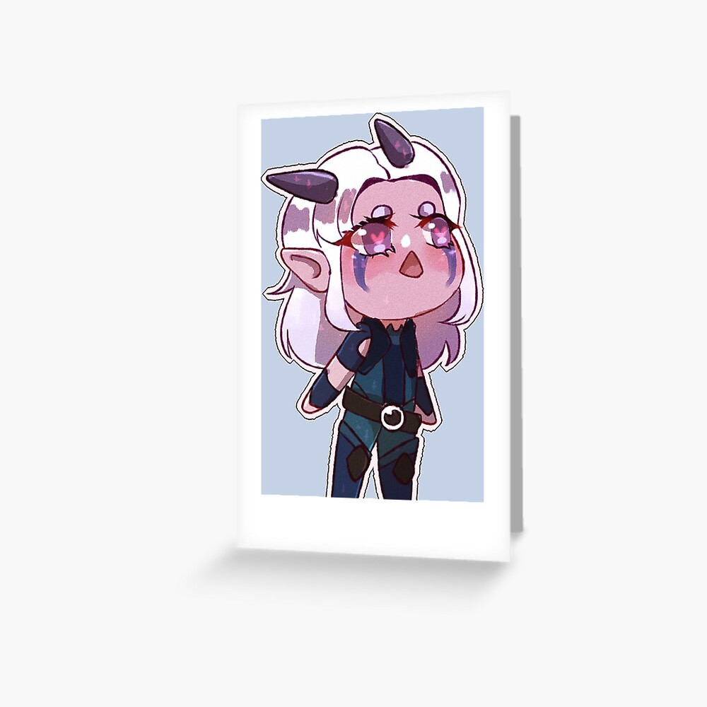 the dragon prince chibi rayla sticker