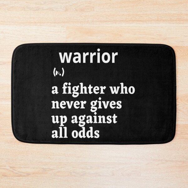Item preview, Definition of a Warrior (Black Background) designed and sold by Obeyesse.