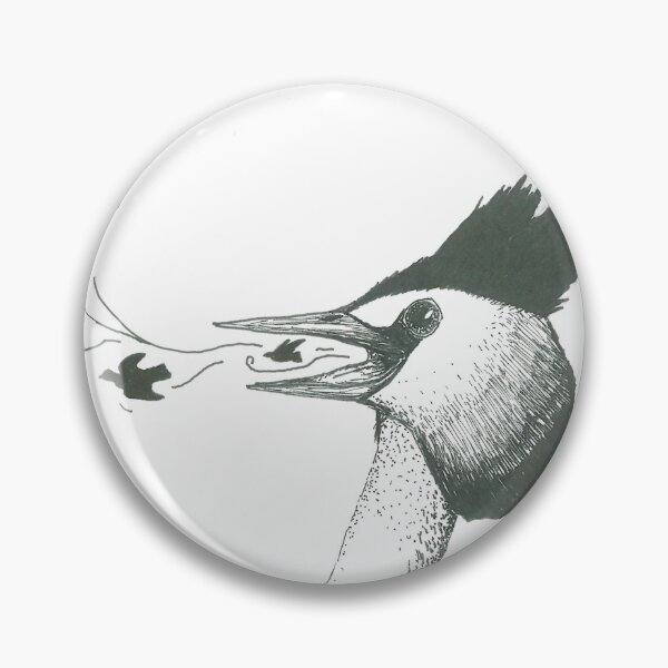 Item preview, the great crested grebe of the pigeons designed and sold by gepee.