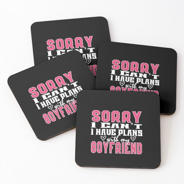 Item preview, Sorry I Can’t I Have Plans With My Boyfriend: Funny Couple Quotes Gift Idea. designed and sold by cutitoutsir.