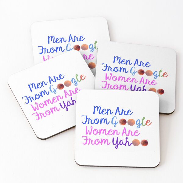 Item preview, Men are from Google Woman are from Yahoo designed and sold by articlave.