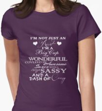 Not Just An Aunt- Purple Women's Fitted T-Shirt