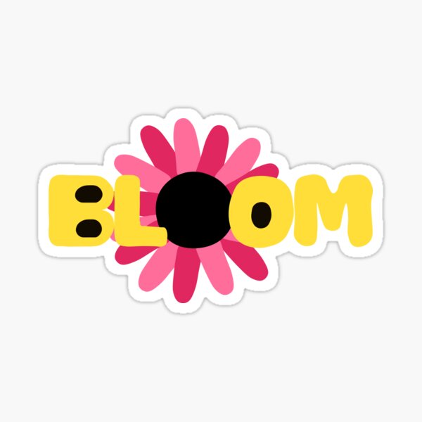 Summer Bloom Flower Sticker