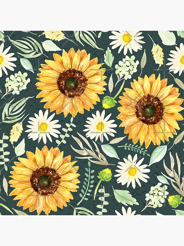 SINGER Sunflower & Daisy Cotton Fabric