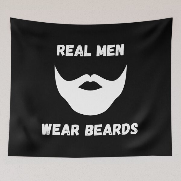Item preview, Real men wear beards / Real men wear beards designed and sold by KafeTreson.
