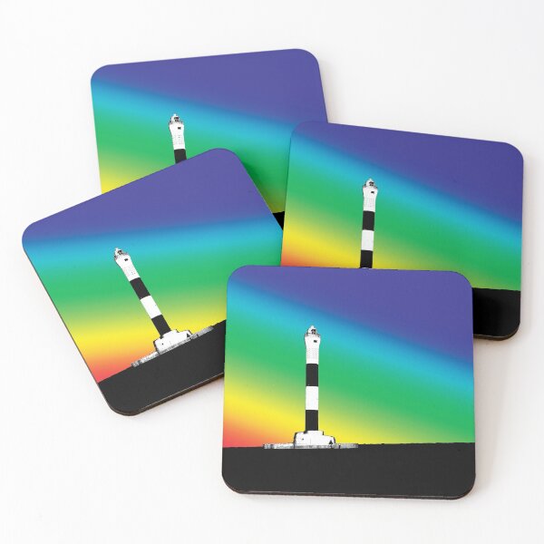Item preview, Dungeness Lighthouse Number 5 - Rainbow Sky designed and sold by QuarterMoon.