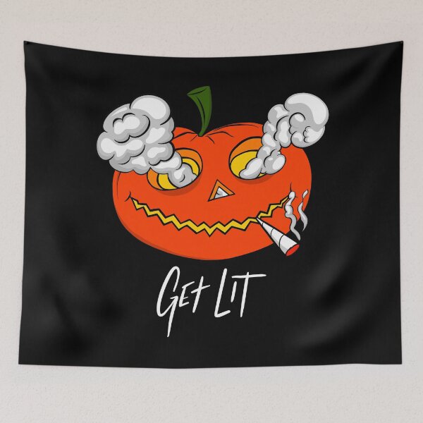 Item preview, Get Lit Pumpkin designed and sold by Casualigraphy.