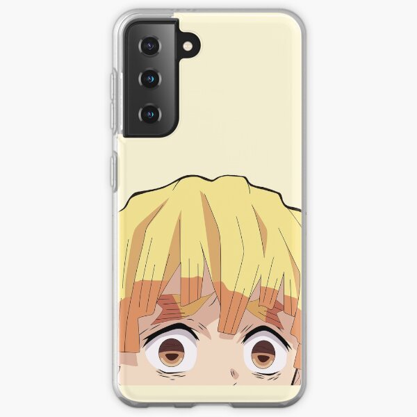 Zenitsu Agatsuma Peeker | Demon Slayer Samsung Galaxy Soft Case