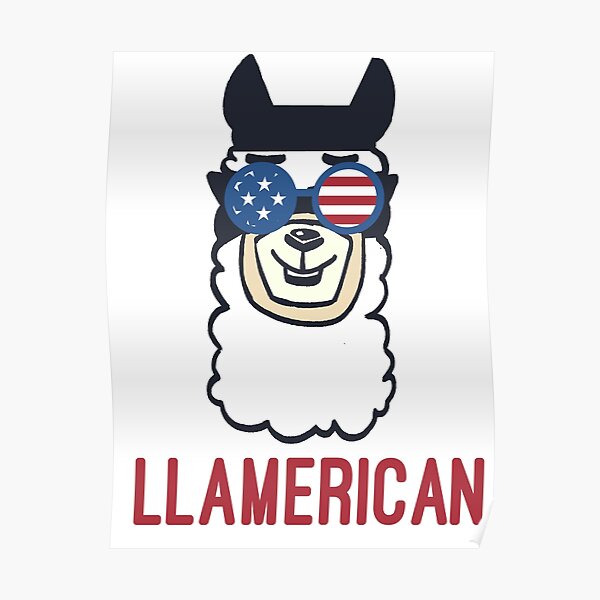 Download Llama Svg Posters Redbubble