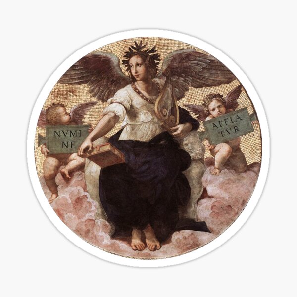 Item preview, ALLEGORY OF THE POETRY Raffaello Sanzio designed and sold by BulganLumini.
