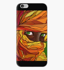 Cloaked girl iPhone Case