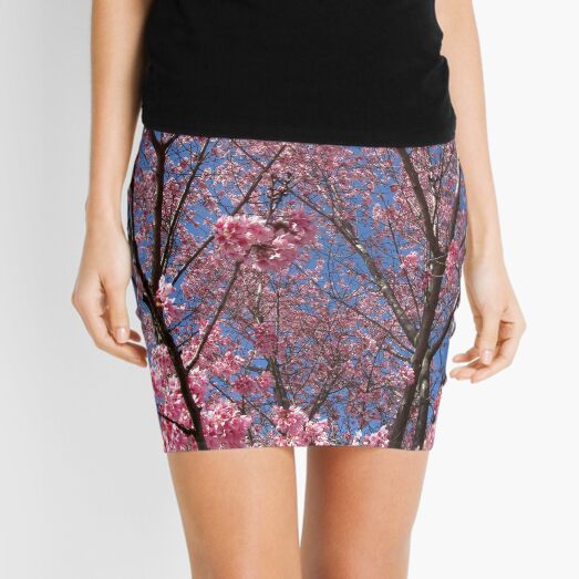 Pink Blossoms Mini Skirt