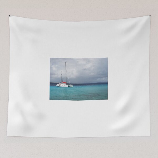 Item preview, Catamaran moored out in Aruba  designed and sold by Timothy Gass.