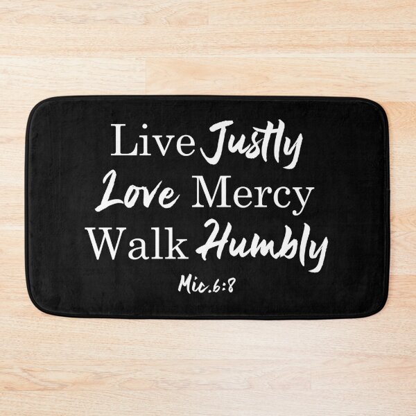 Item preview, Live Justly, Love Mercy, Walk Humbly - Christian Design designed and sold by ShareYourFaith.