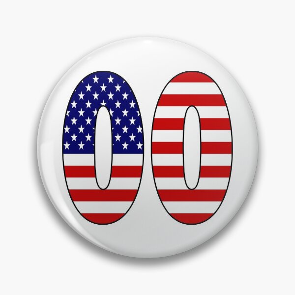 Item preview, Number 00  with USA flag on the background designed and sold by AllShirts21.