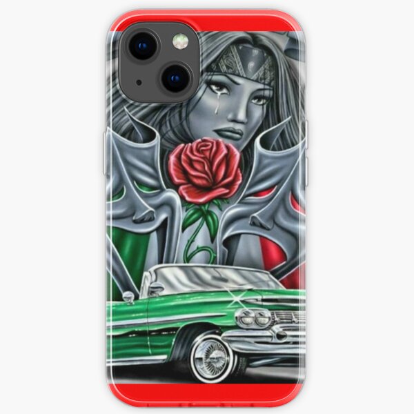 Smile now cry later, chicana iPhone Soft Case