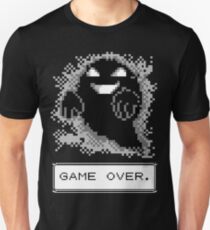 Camiseta ajustada ¡Fantasma usado Maldición! JUEGO TERMINADO