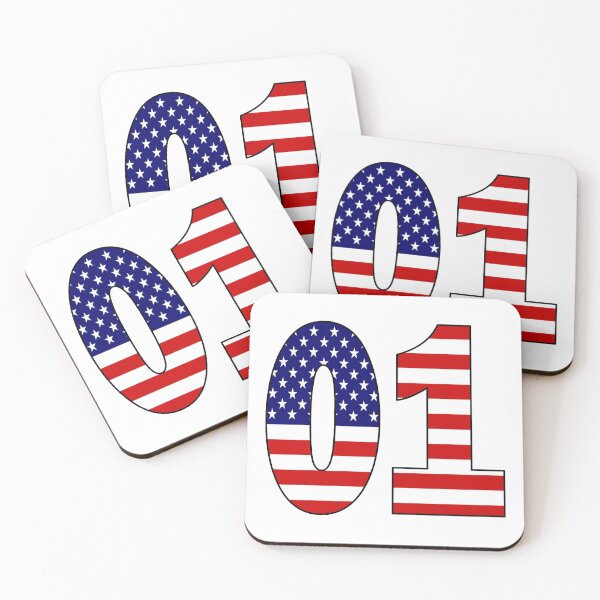 Item preview, Number 01 with USA flag on the background designed and sold by AllShirts21.