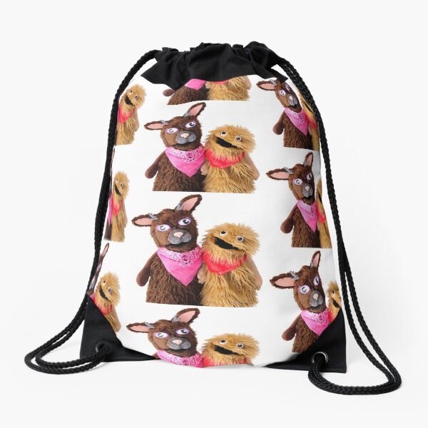 Wump Mucket Puppets Jacqui & Coleman merchandise Drawstring Bag