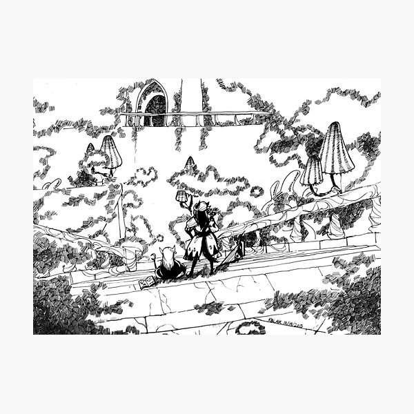 Inktober 19, 2015 - Adventure Photographic Print