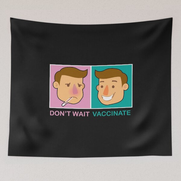 Item preview, Funny Don't Wait Vaccinate Nurse Hospital designed and sold by ShirtStar0815.
