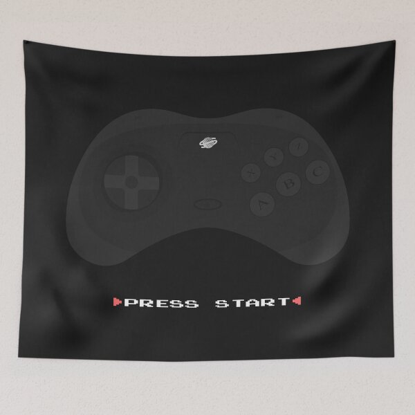 Item preview, Pulsar Start Sega Saturn (negro) designed and sold by animinimal.