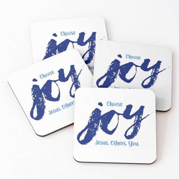 Item preview, Choose Joy - blueberry designed and sold by Cane & Abel Creations ..