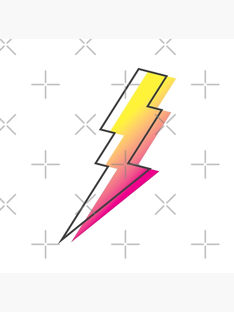 "Cute Aesthetic Lightning Bolt" Poster for Sale by ind3finite | Redbubble
