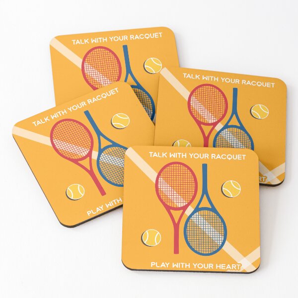 Item preview, I love tennis - nice dark yellow pattern designed and sold by EvieWoj.