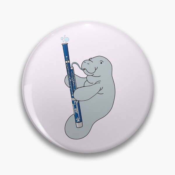 Item preview, Manatee Fred With Bassoon  designed and sold by Becca Simone.