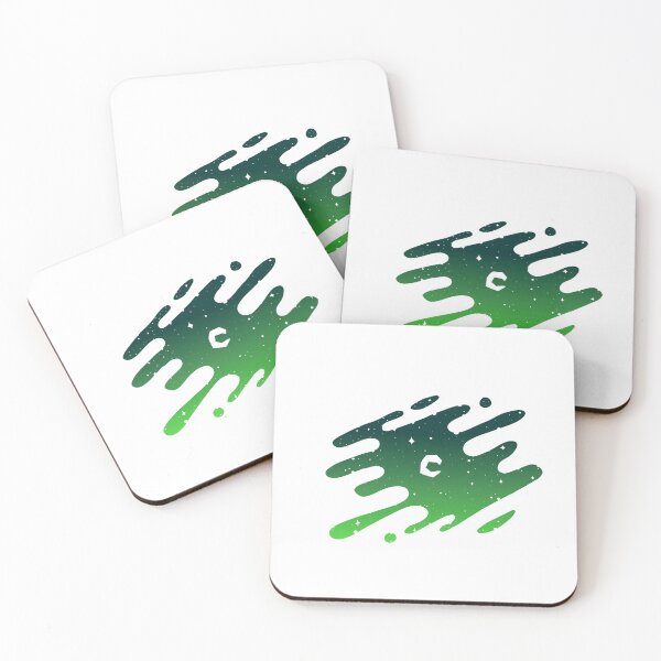 Item preview, Green Galaxy Space Paint Spill designed and sold by KingScribbler.