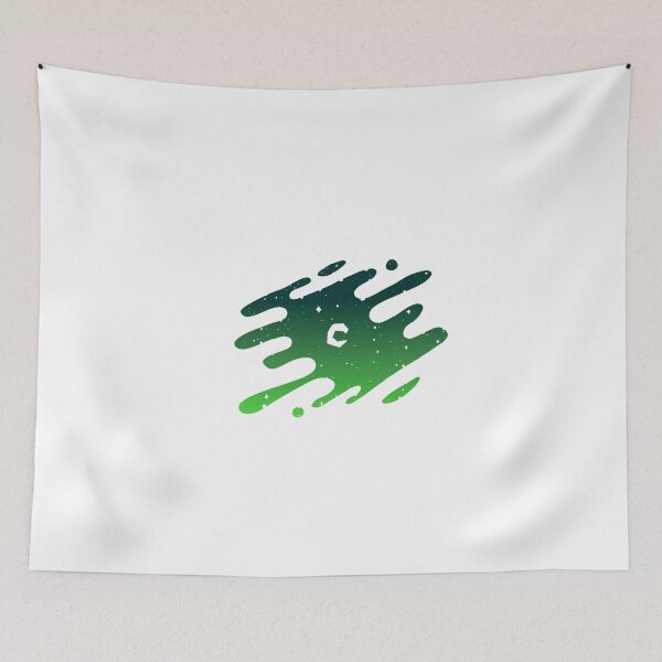 Item preview, Green Galaxy Space Paint Spill designed and sold by KingScribbler.