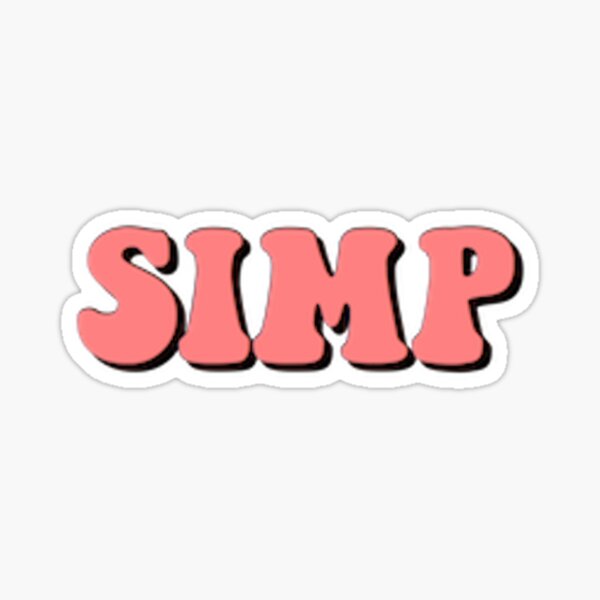 simp sticker Sticker