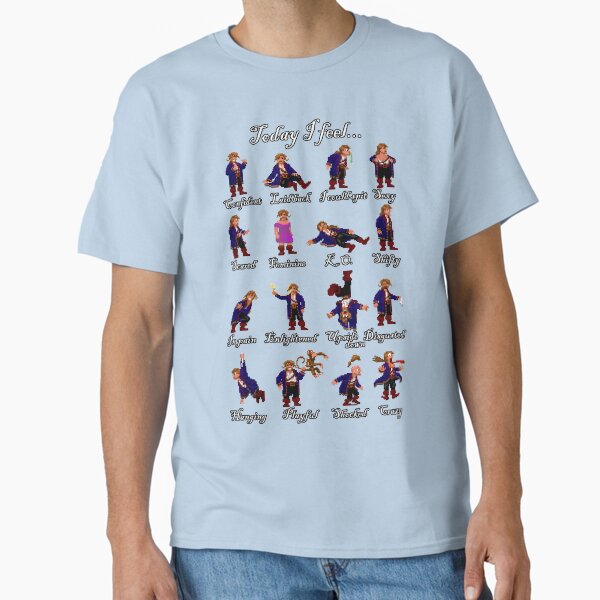 Item preview, Today I feel... (Guybrush Threepwood - Monkey Island) - Clothing, gadgets & face masks. designed and sold by spegnilcomputer.
